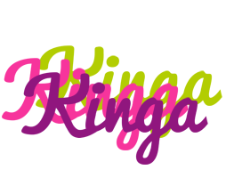 Kinga flowers logo