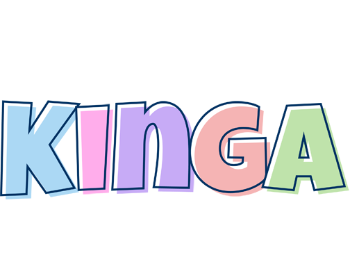 Kinga pastel logo