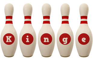 Kinge bowling-pin logo