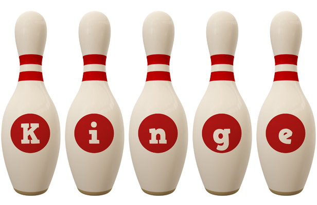 Kinge bowling-pin logo