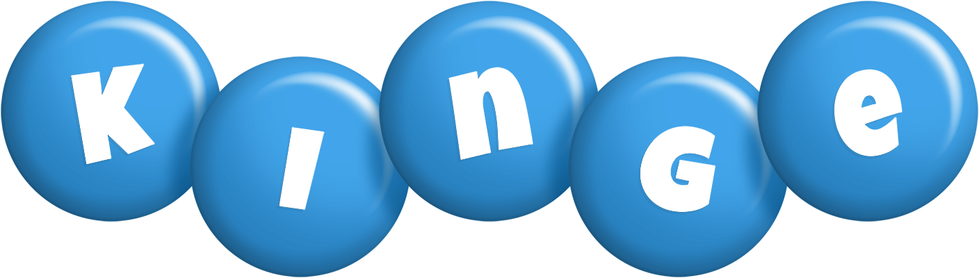 Kinge candy-blue logo