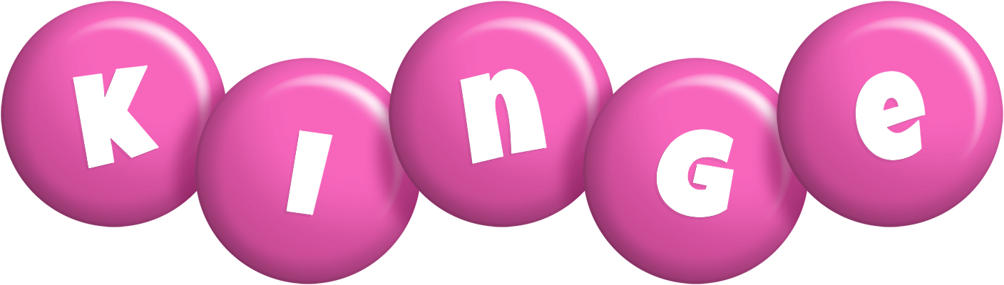 Kinge candy-pink logo