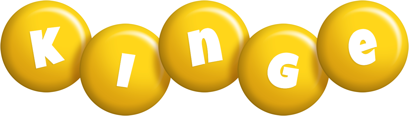 Kinge candy-yellow logo