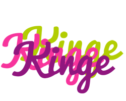 Kinge flowers logo