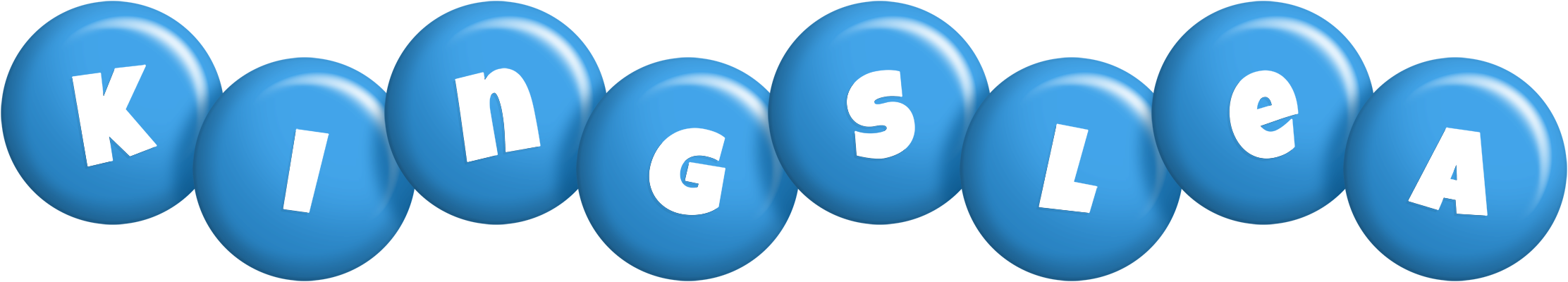 Kingslea candy-blue logo