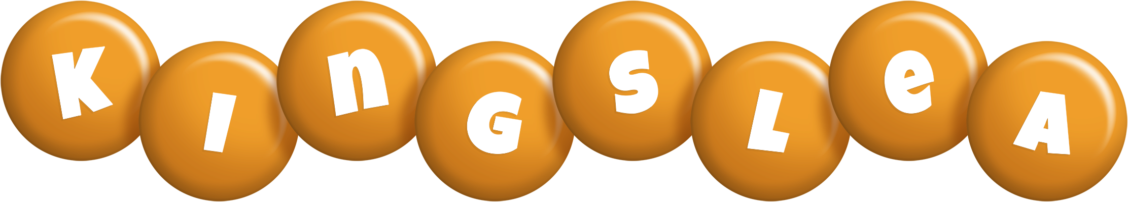 Kingslea candy-orange logo