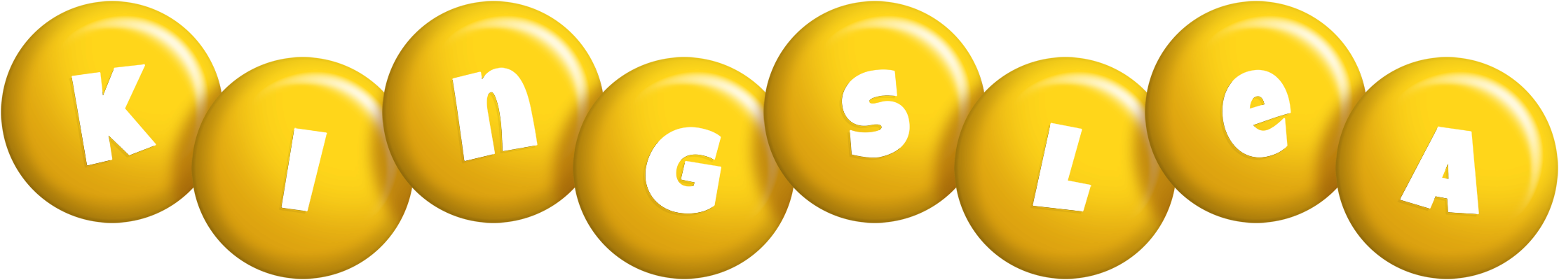 Kingslea candy-yellow logo