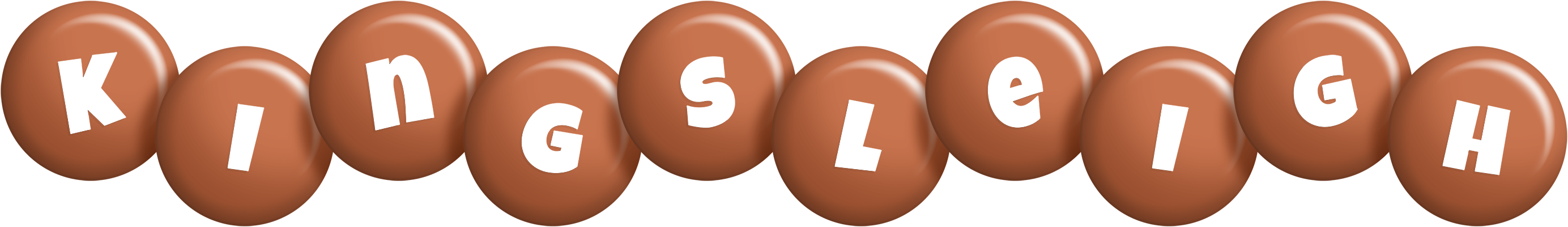 Kingsleigh candy-brown logo