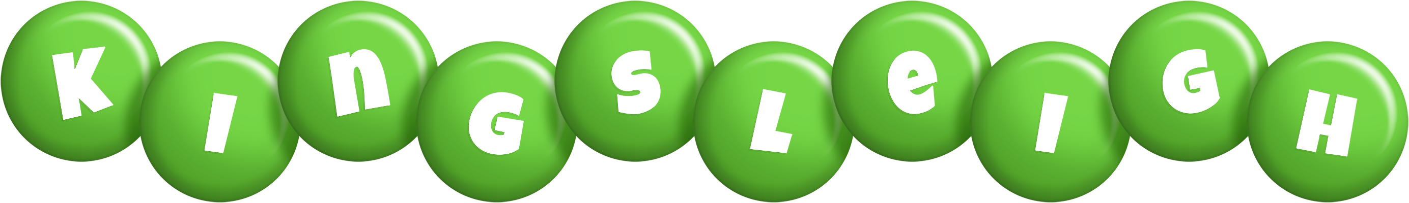 Kingsleigh candy-green logo