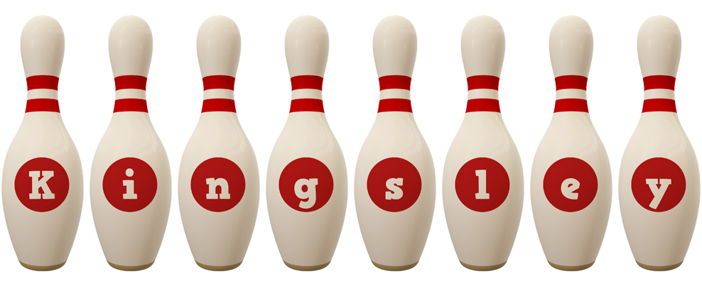 Kingsley bowling-pin logo