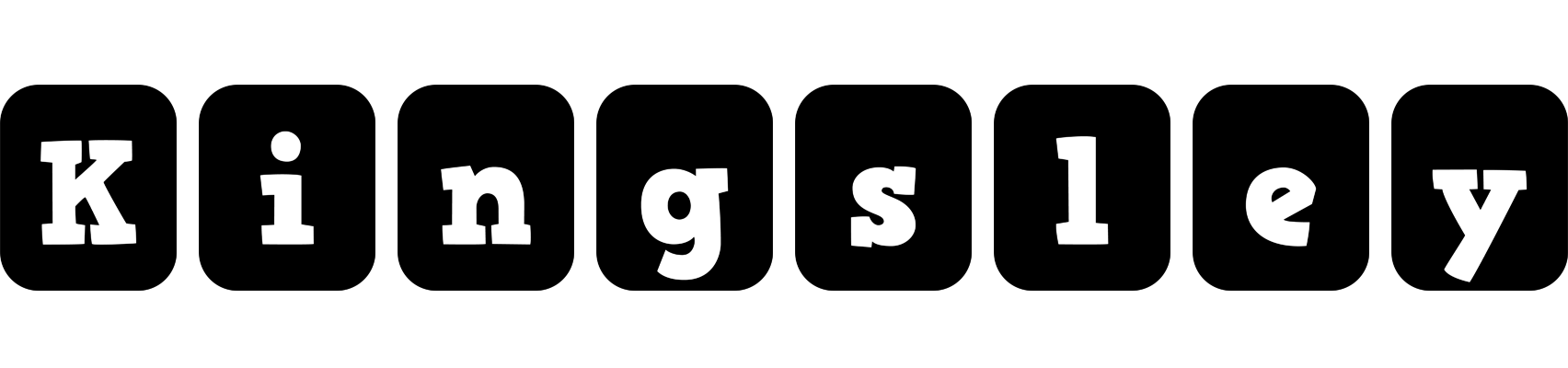 Kingsley box logo