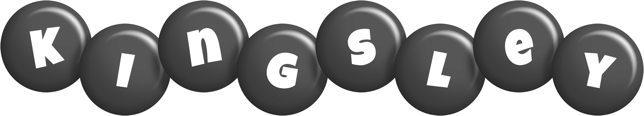 Kingsley candy-black logo