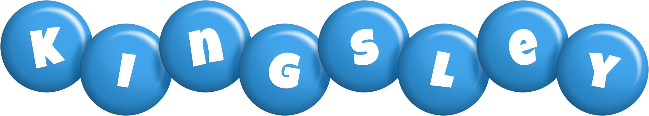 Kingsley candy-blue logo