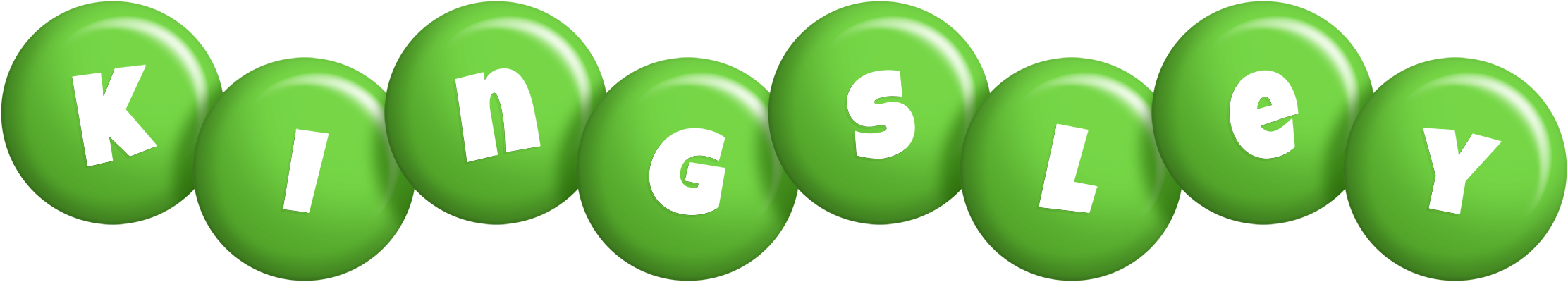 Kingsley candy-green logo