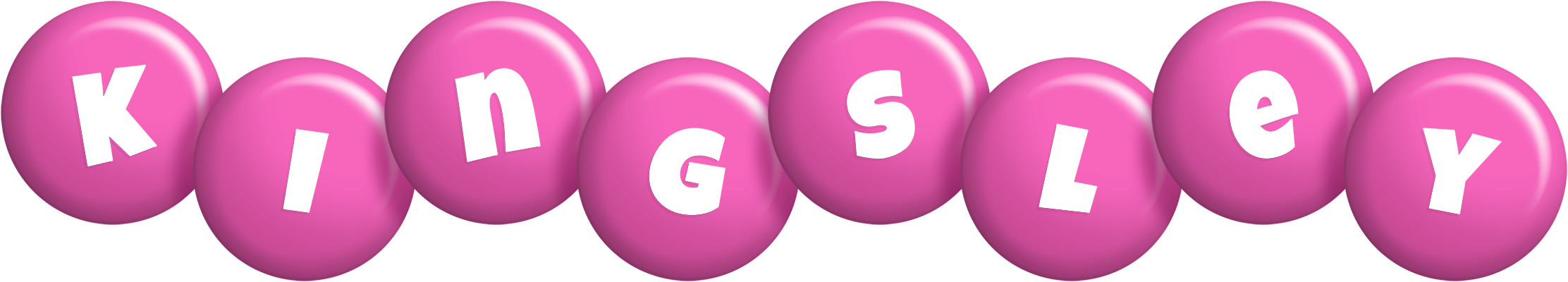 Kingsley candy-pink logo