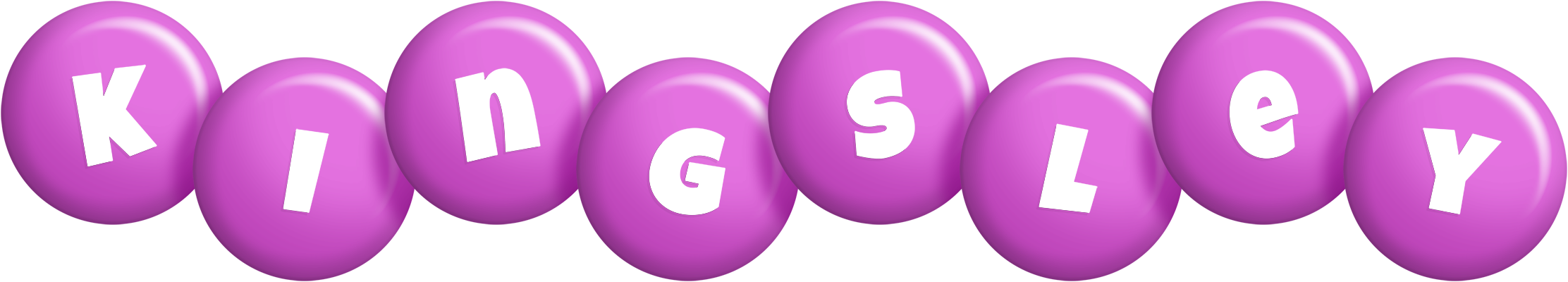 Kingsley candy-purple logo
