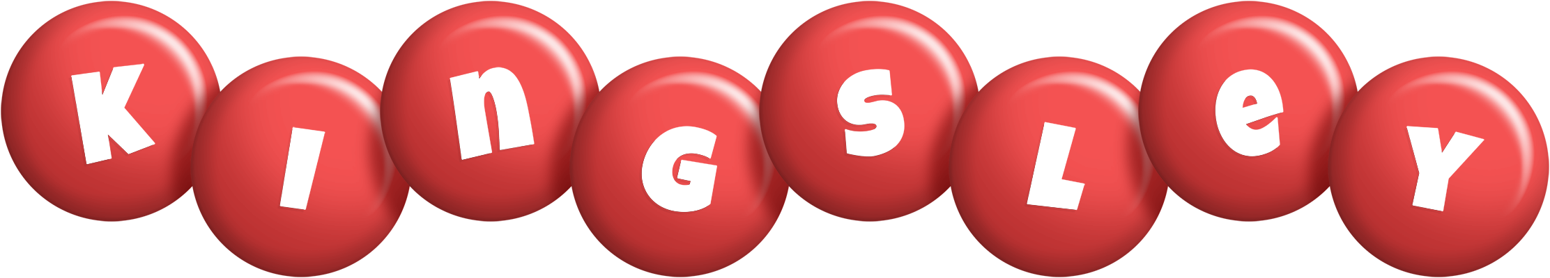 Kingsley candy-red logo