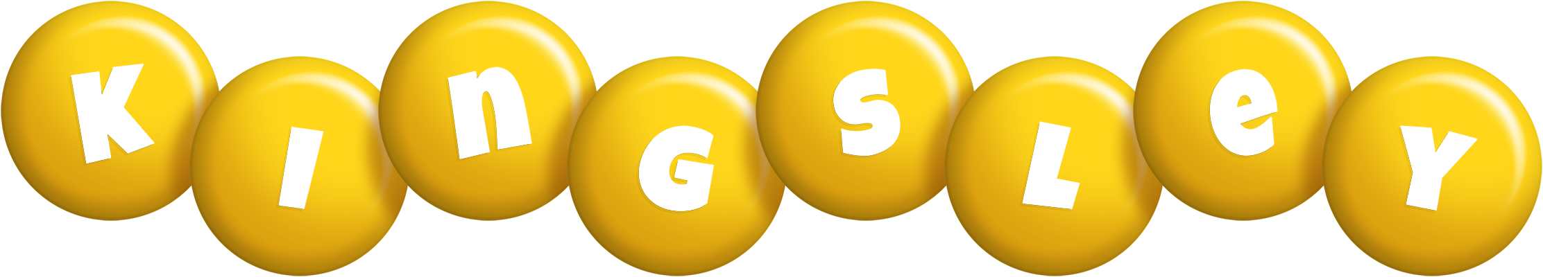 Kingsley candy-yellow logo