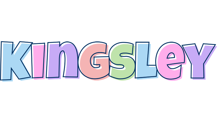 Kingsley pastel logo
