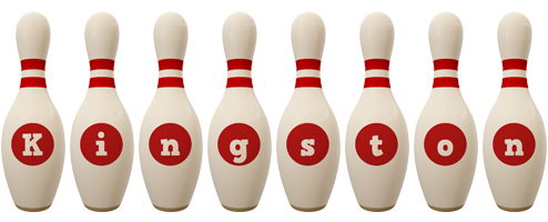 Kingston bowling-pin logo