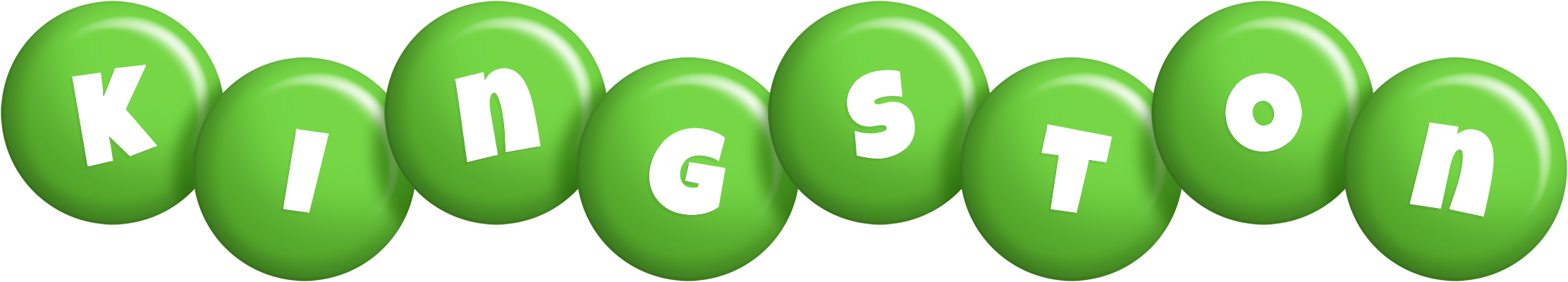 Kingston candy-green logo