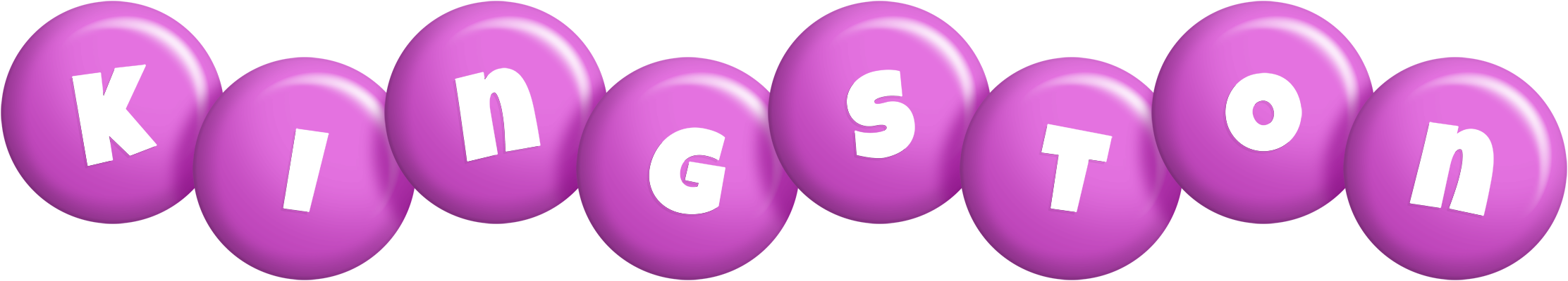Kingston candy-purple logo