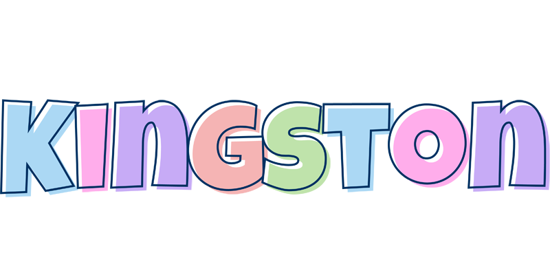 Kingston pastel logo