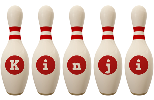 Kinji bowling-pin logo