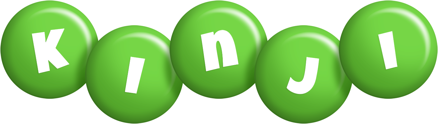 Kinji candy-green logo