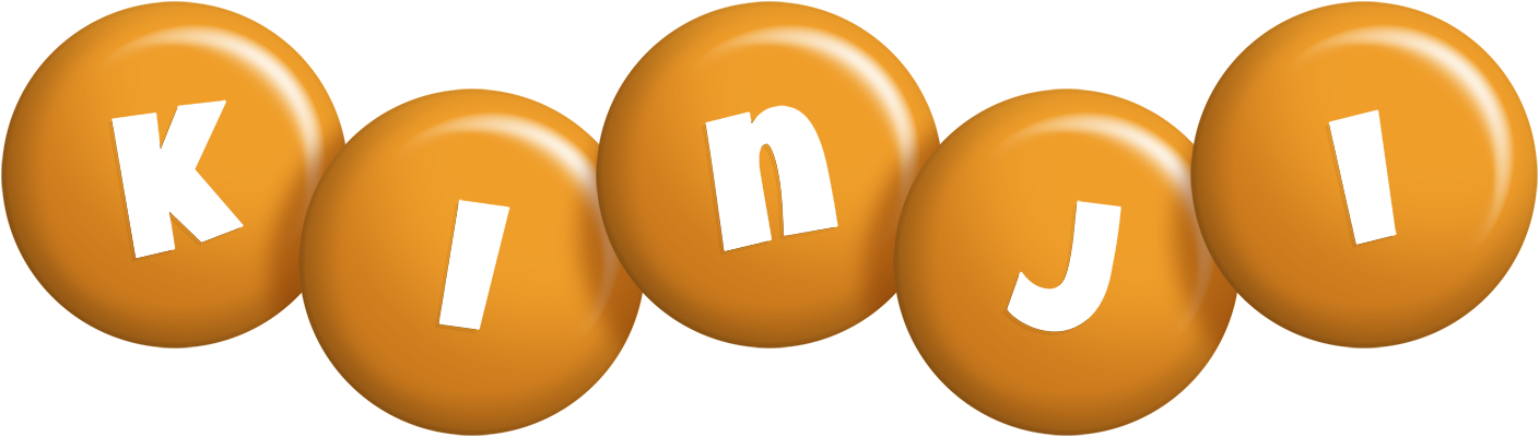 Kinji candy-orange logo
