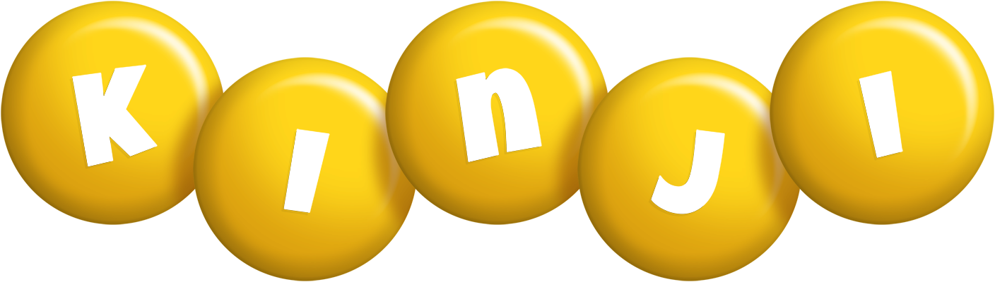 Kinji candy-yellow logo