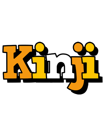 Kinji cartoon logo