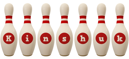 Kinshuk bowling-pin logo