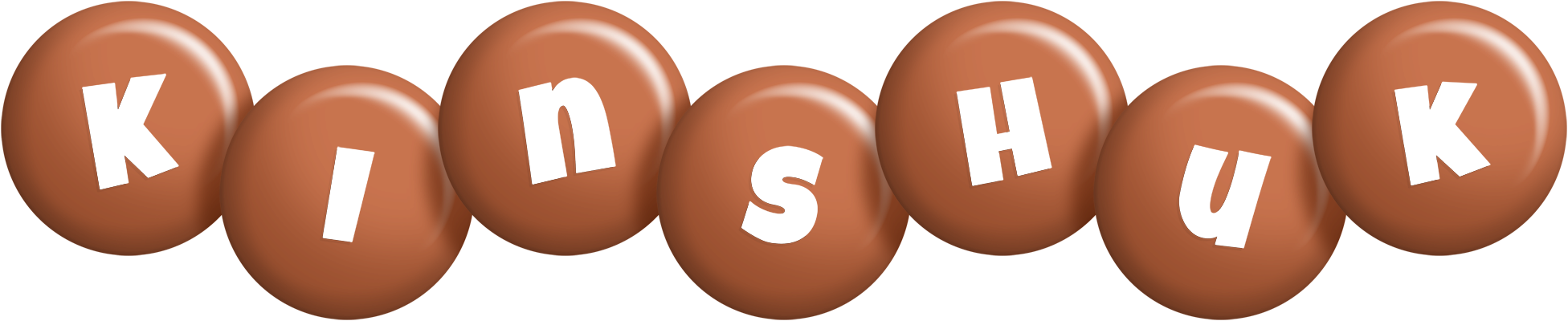 Kinshuk candy-brown logo
