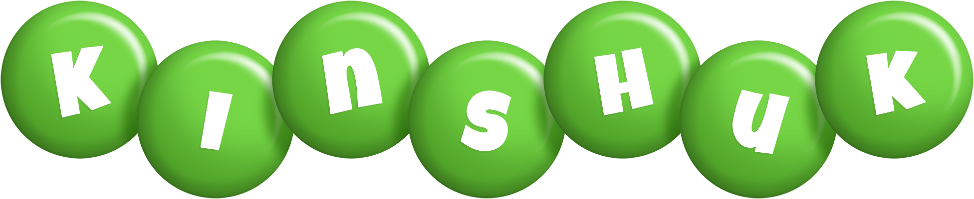Kinshuk candy-green logo