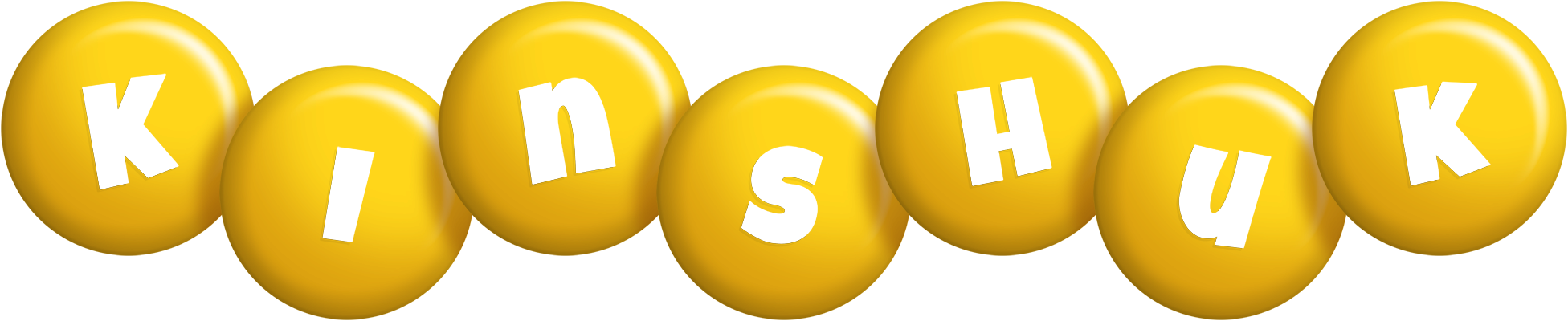 Kinshuk candy-yellow logo
