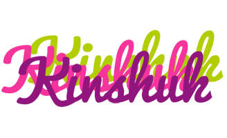 Kinshuk flowers logo