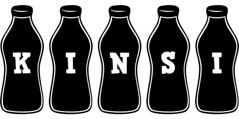 Kinsi bottle logo