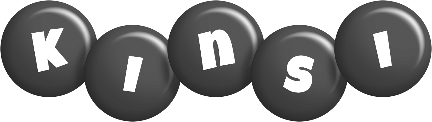 Kinsi candy-black logo