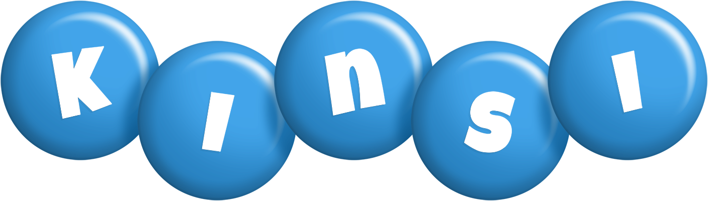 Kinsi candy-blue logo
