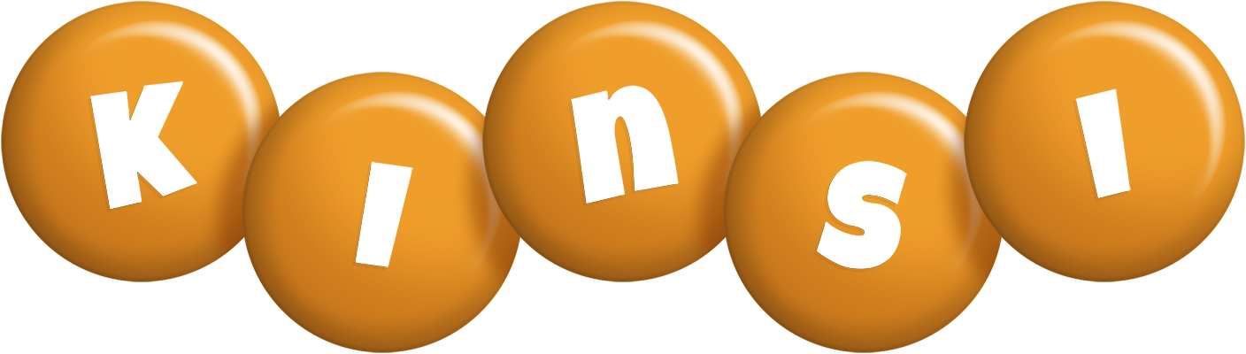 Kinsi candy-orange logo