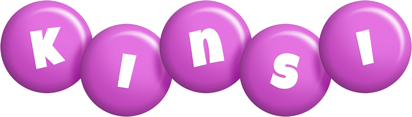 Kinsi candy-purple logo