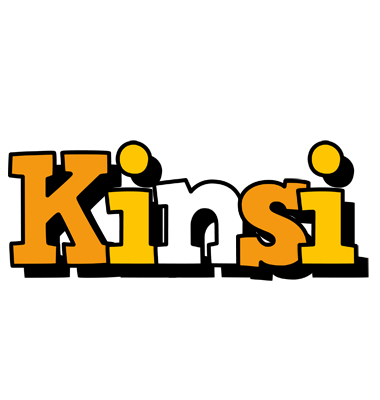 Kinsi cartoon logo