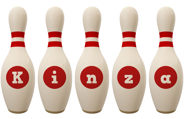 Kinza bowling-pin logo