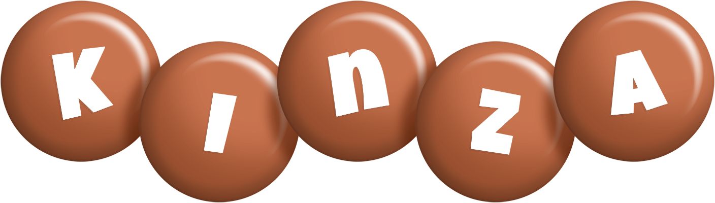 Kinza candy-brown logo
