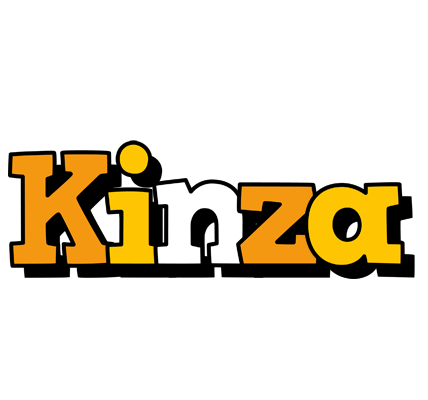 Kinza cartoon logo