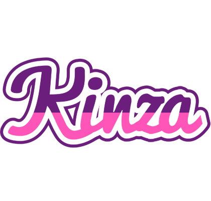 Kinza cheerful logo