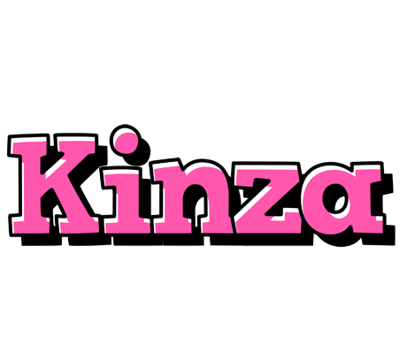Kinza girlish logo