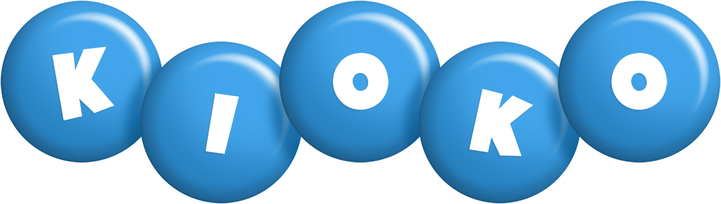 Kioko candy-blue logo
