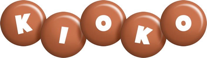 Kioko candy-brown logo